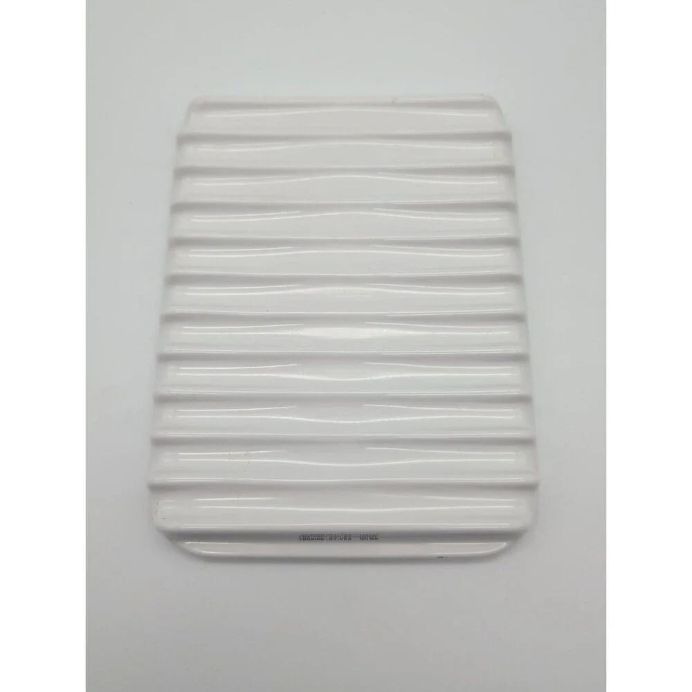 Corning White Coupe MR-1 Bacon  Microwave Oven Browning Grilling Plate Rack